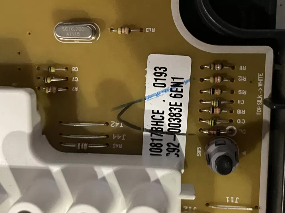 Samsung DC92-00383E DC92-00383A Washer UI Control Board AZ34313 | Wmv375