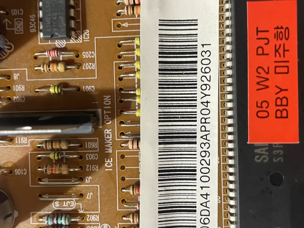 Samsung DA41 00292A 00293A Refrigerator Control Board AZ192606 | Wm378