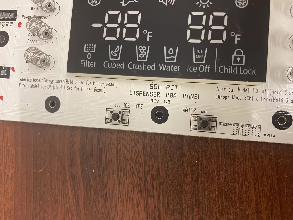 Samsung DA41-00522A Refrigerator Dispenser Control Board AZ41009 | BK1716