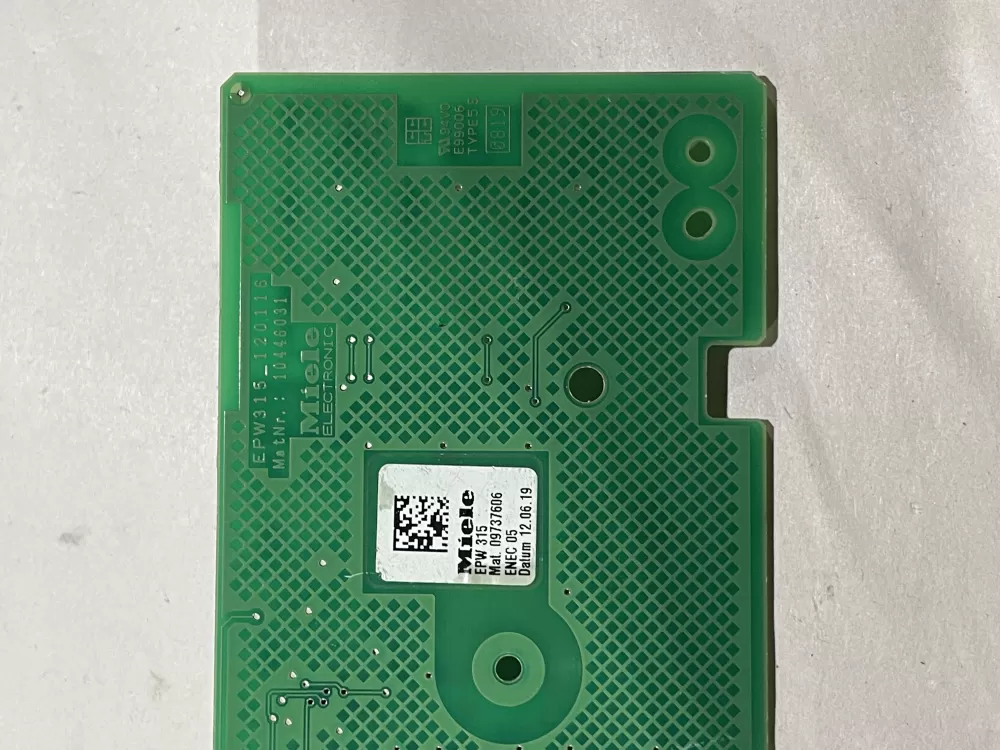 Miele 09737606 EPW315 Dryer Control Board AZ154593 | KM2520