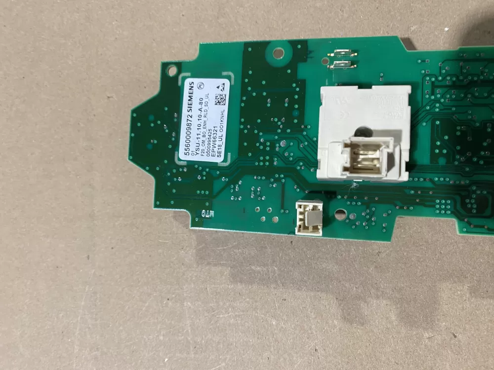 Bosch Siemens 5560009872 Washer UI Display Control Board  AZ88361 | BK758