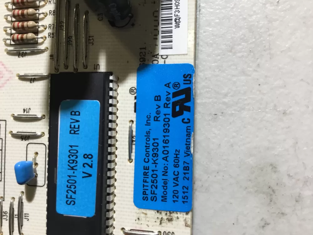 Frigidaire Electrolux A01619301 Dishwasher Control Board Rev AZ41862 | NR1729