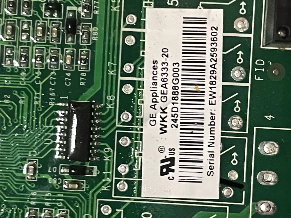 GE 245D1888G003 Refrigerator Control Board AZ29423 | WM312