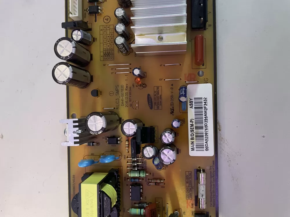 Samsung DA92 00768D Refrigerator Control Board Inverter AZ196239 | KM2520
