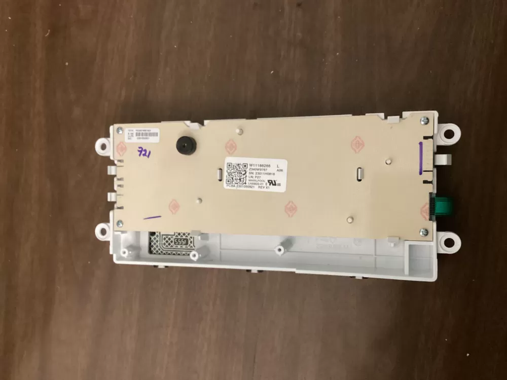 Whirlpool W11186266 Washer Control Board Display AZ98933 | BK1808