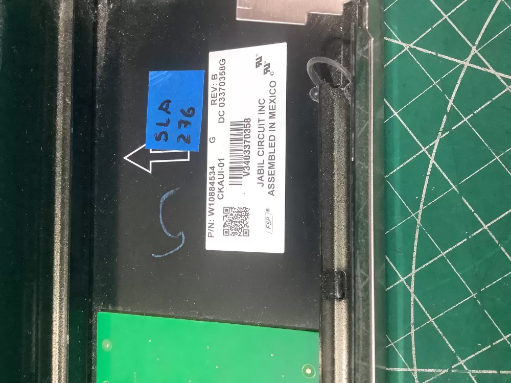 Whirlpool W10884534 Wall Oven Control Panel Assembly AZ191654 | SL276