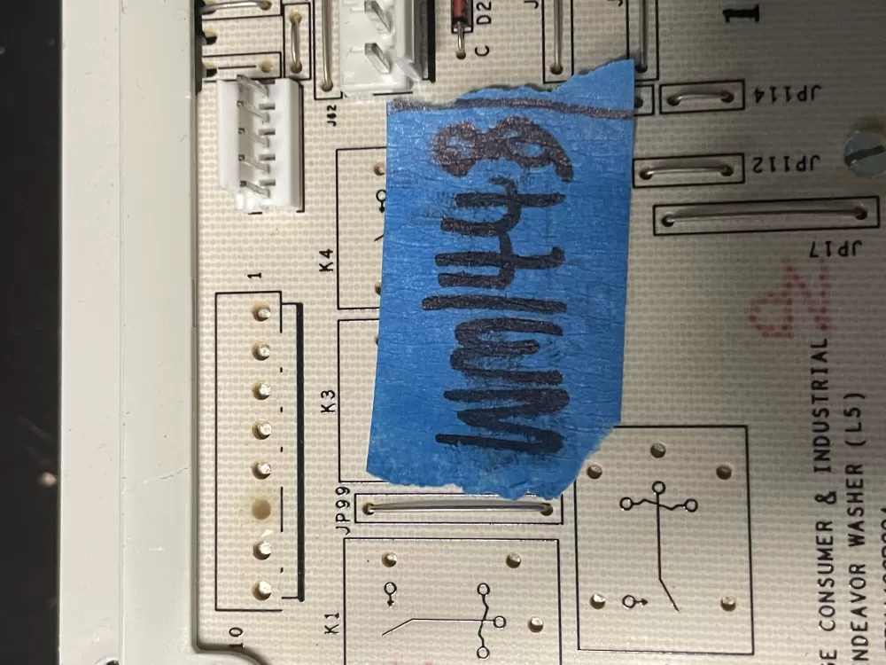 GE WH12X10614 175D5261G039 EBX1129P004 Washer Control Board AZ6481 | WM1443