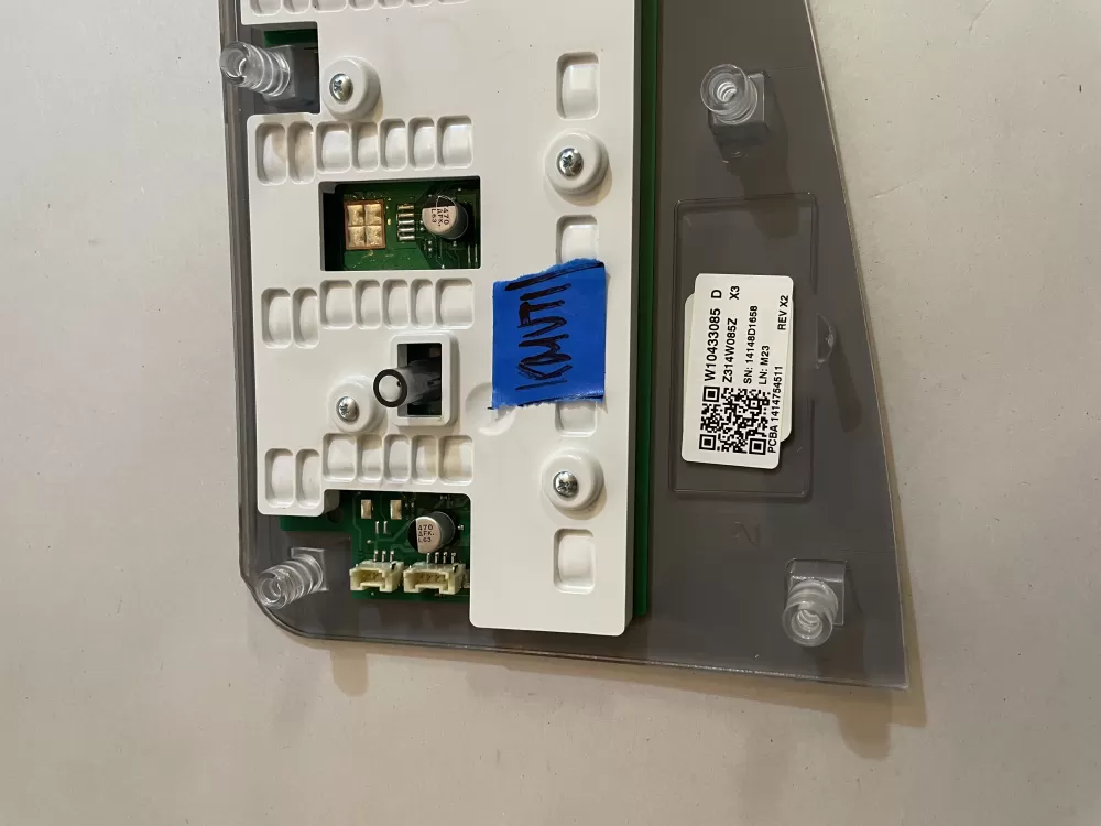 Whirlpool W10750477 Washer Control Board Interface Panel AZ146899 | KMV71