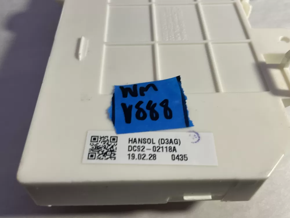 Samsung DC92 02118A Washer Control Board AZ196893 | Wmv888
