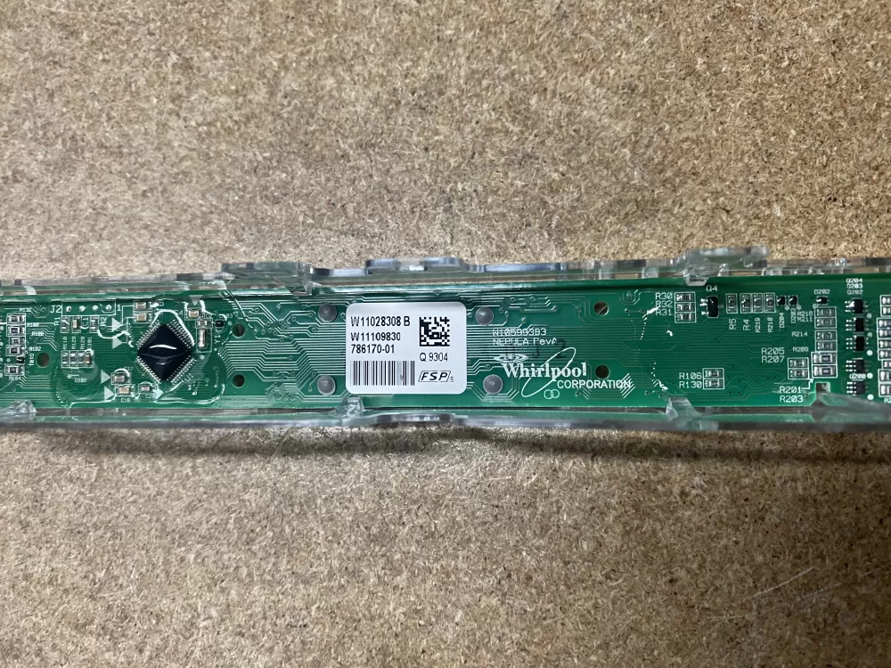 Whirlpool W11109830 Dishwasher Control Board User Interface AZ7780 | BK1620