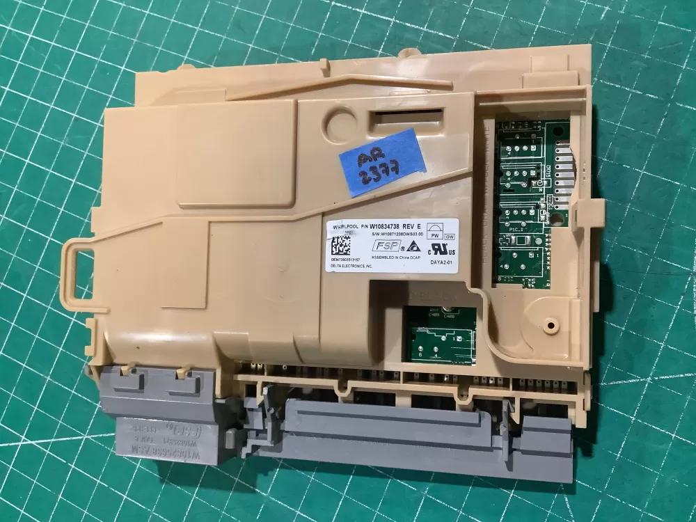 Whirlpool W10834738 W10876147 Dishwasher Control Board AZ232414 | AR2377