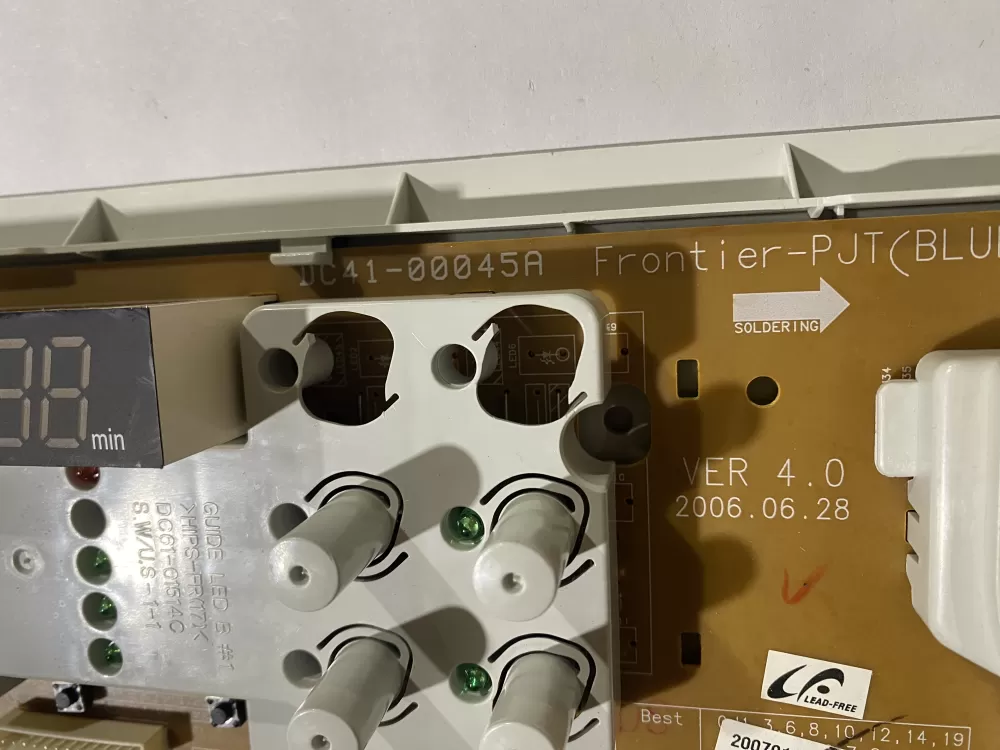Samsung DC41-00045A AP4201750 AP3966842 Dryer Control Board AZ191340 | BKV876