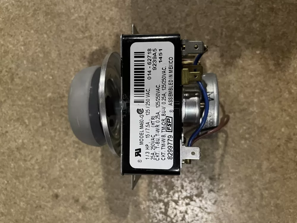 Whirlpool  Maytag  Kenmore  Amana AP6012587 8299779 8299779R WP8299779 PS11745797 Dryer Timer