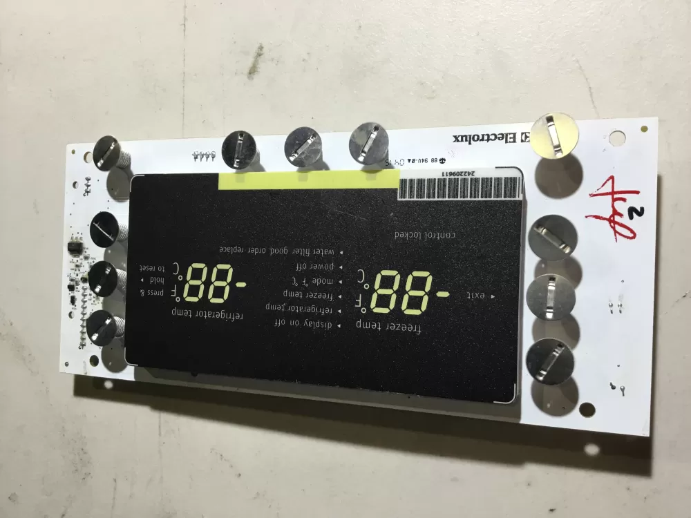 Frigidaire AP6285796 242209730 PS12364209 Refrigerator Control Board Display