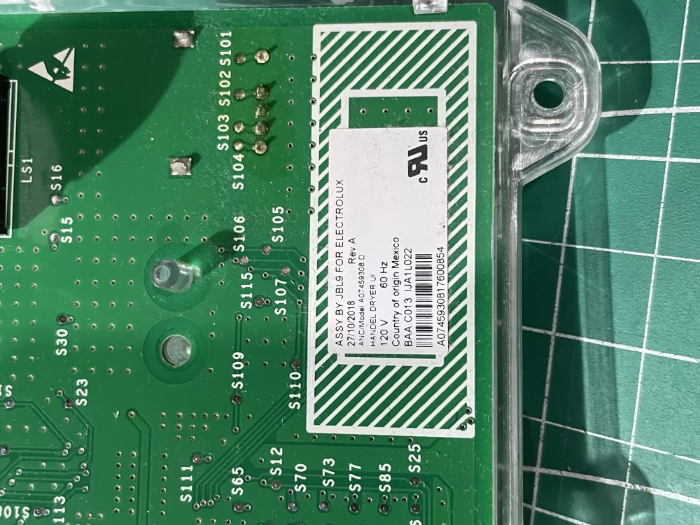 Frigidaire A07459307 A07459308 Dryer Control AZ193394 | Wm523