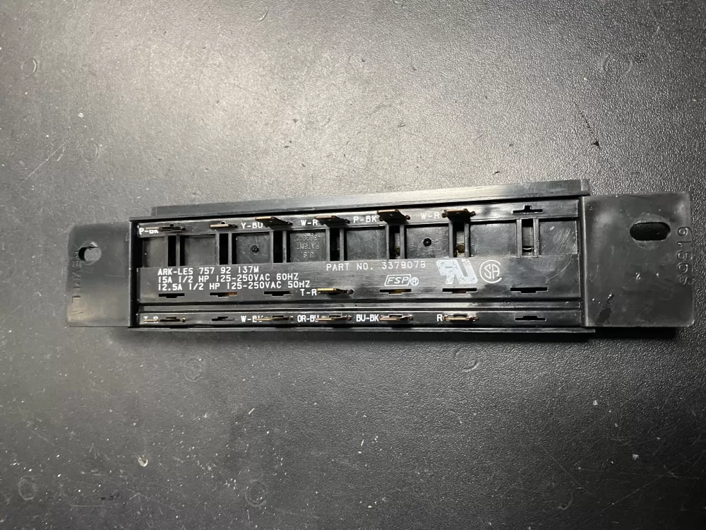 Whirlpool 3378078 Dishwasher Control Board Switch AZ19855 | BK944