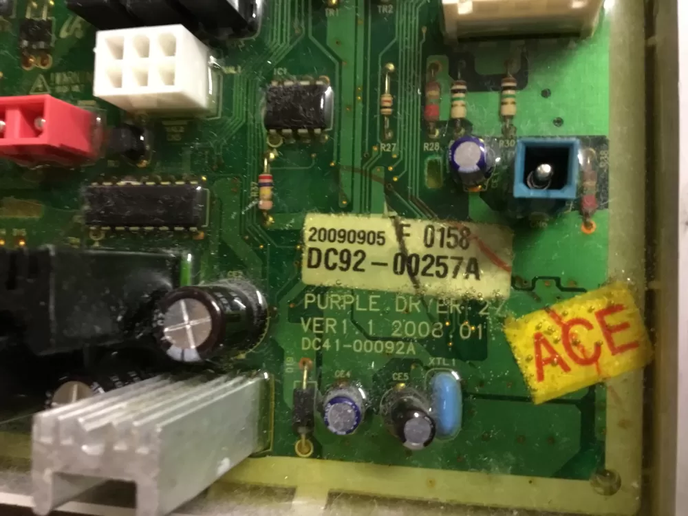 Samsung 00257A DC92 Dryer Control Board AZ14947 | NR13