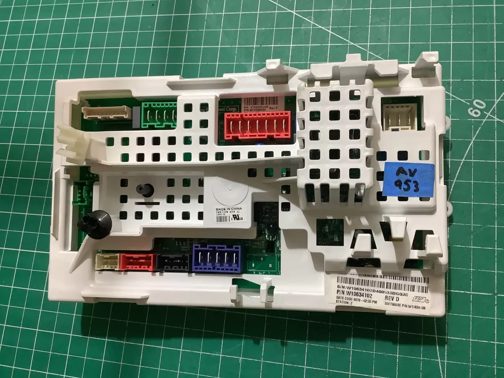 Whirlpool Kenmore W10634102 Washer Control Board AZ214290 | ARV953