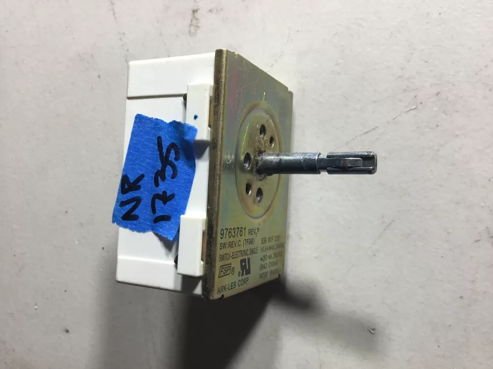 KitchenAid GE WP9763761 Range Burner Control Switch AZ42542 | NR1735