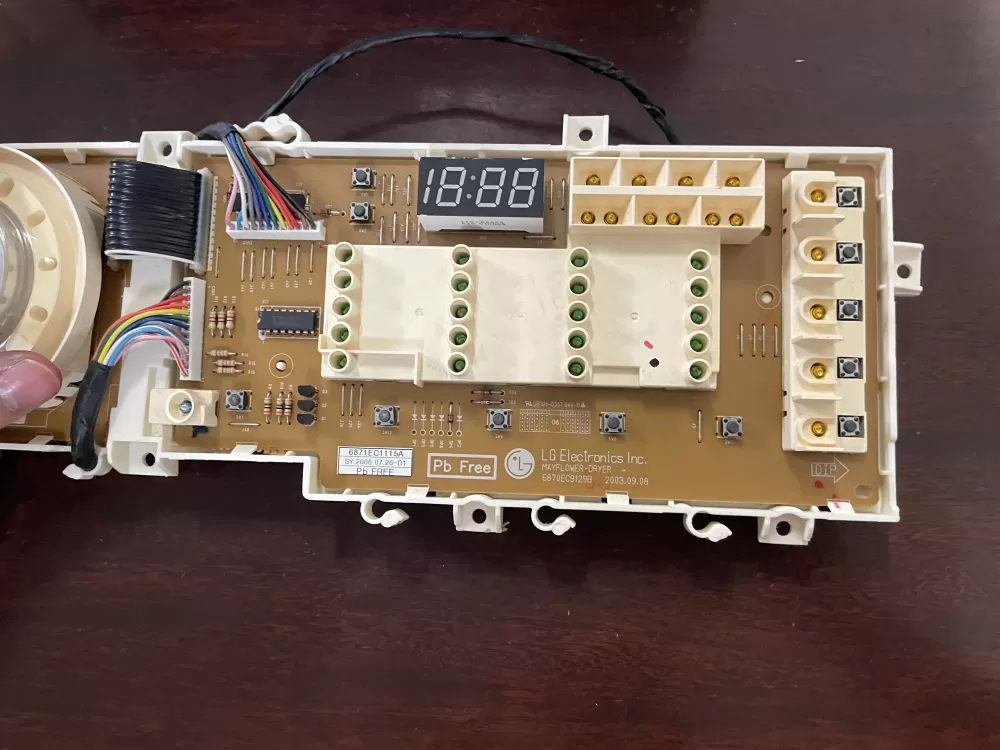 LG 6870EC9129B 6871EC1115A Dryer Control Board AZ46893 | KMV105
