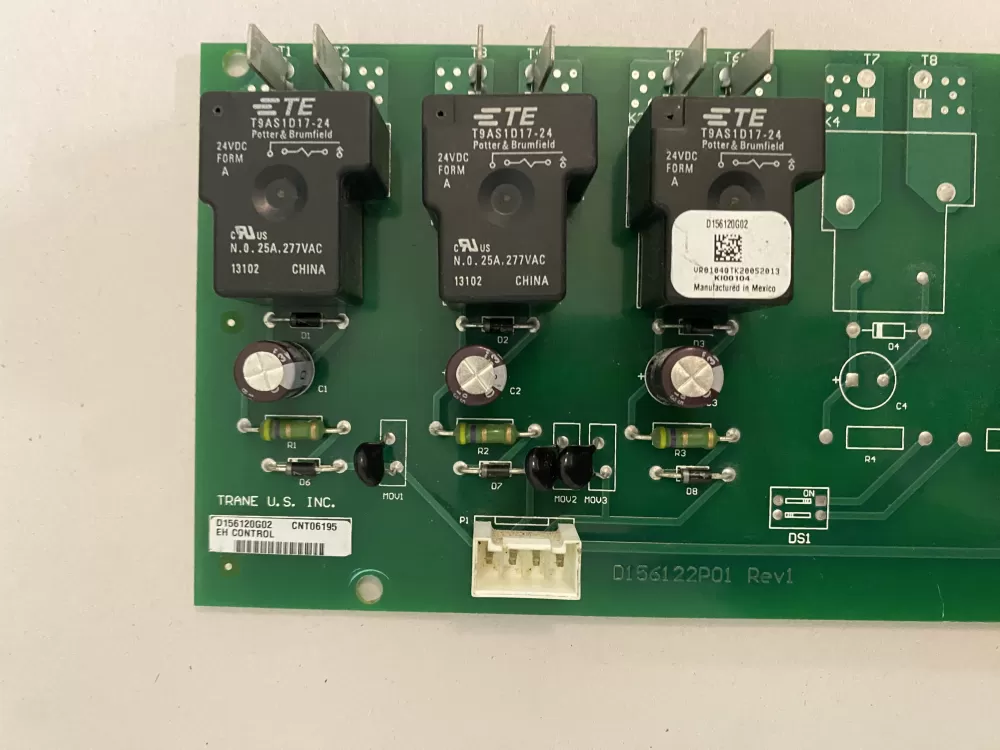 Trane EM Heat Control Board CNT06195 D156120g02 AZ109132 | BK1533