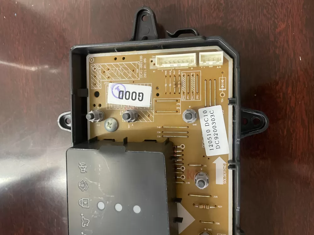Samsung PDC92-00303C Washer Control Board User Interface
