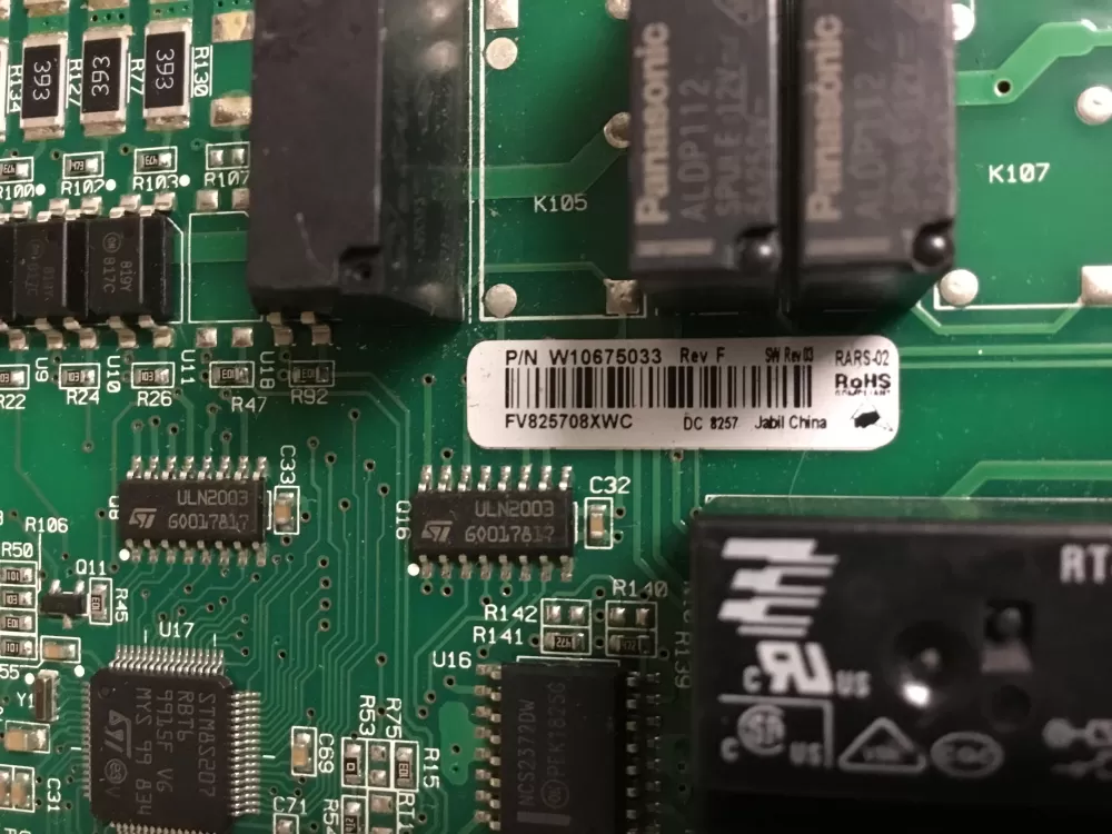 Whirlpool KitchenAid AP6023728 Refrigerator Control Board AZ14945 | NR13