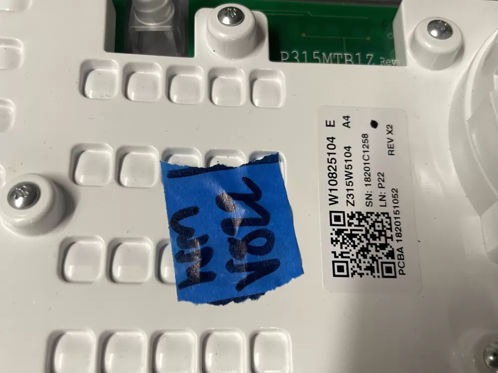 Maytag W10679028 W10825104 W10911040 Washer Control Panel AZ202653 | Wmv822