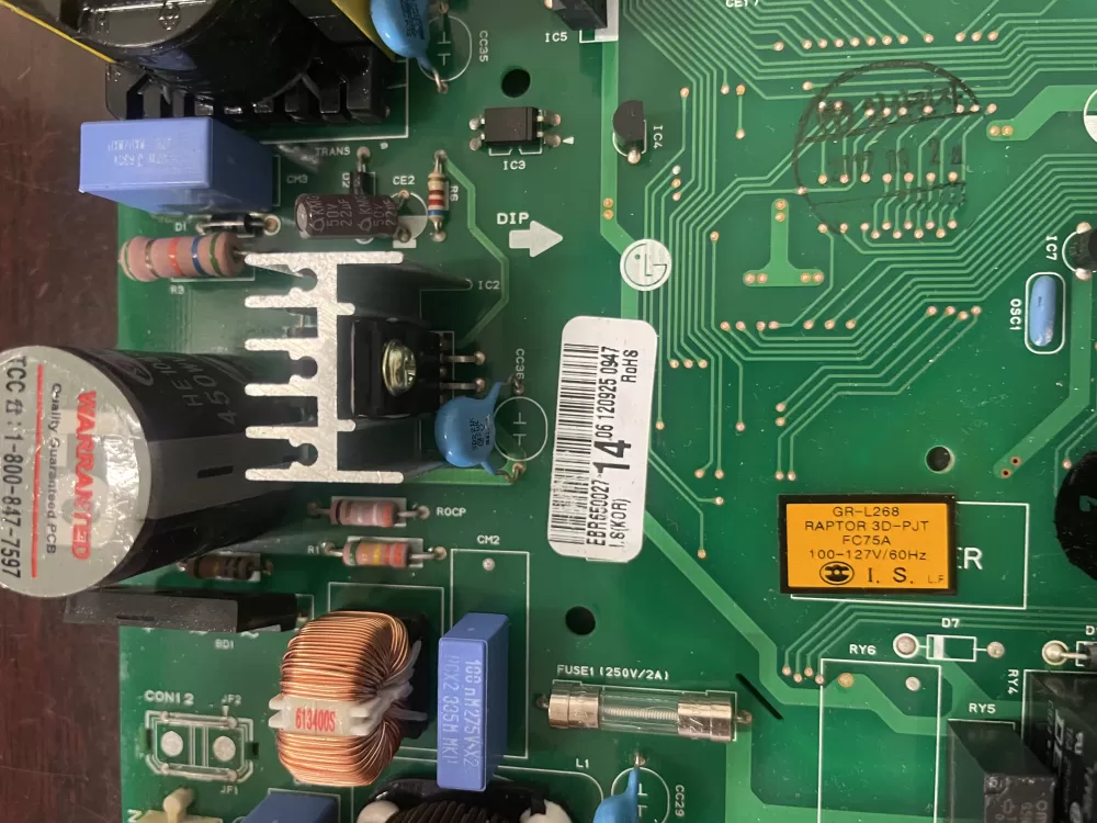 LG Kenmore EBR65002714 Refrigerator Control Board AZ51153 | KM1905