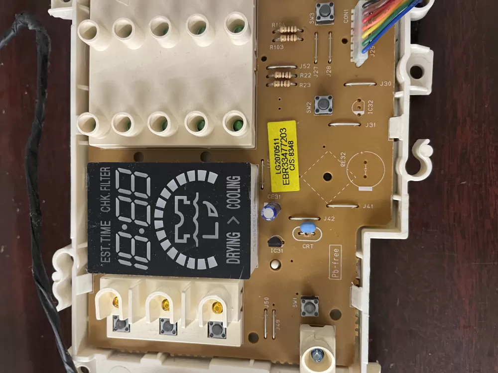 LG EAX32221201 EBR33477203 Dryer Control Board AZ27843 | KMV203