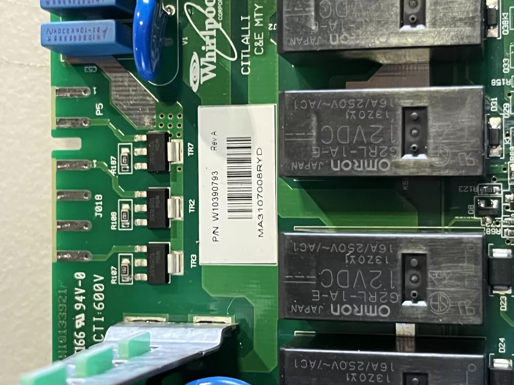 Whirlpool W10390793 Washer Control Board AZ42250 | V418