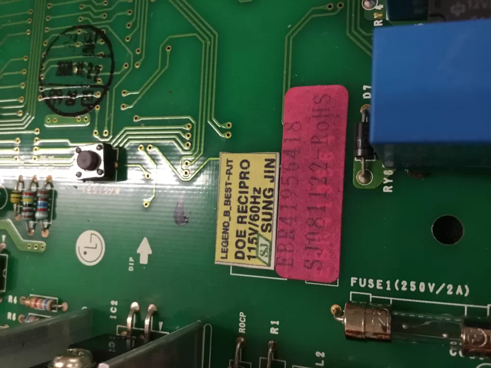 LG Kenmore AP4671992 EBR41956418 Refrigerator Control Board AZ79593 | NR2092