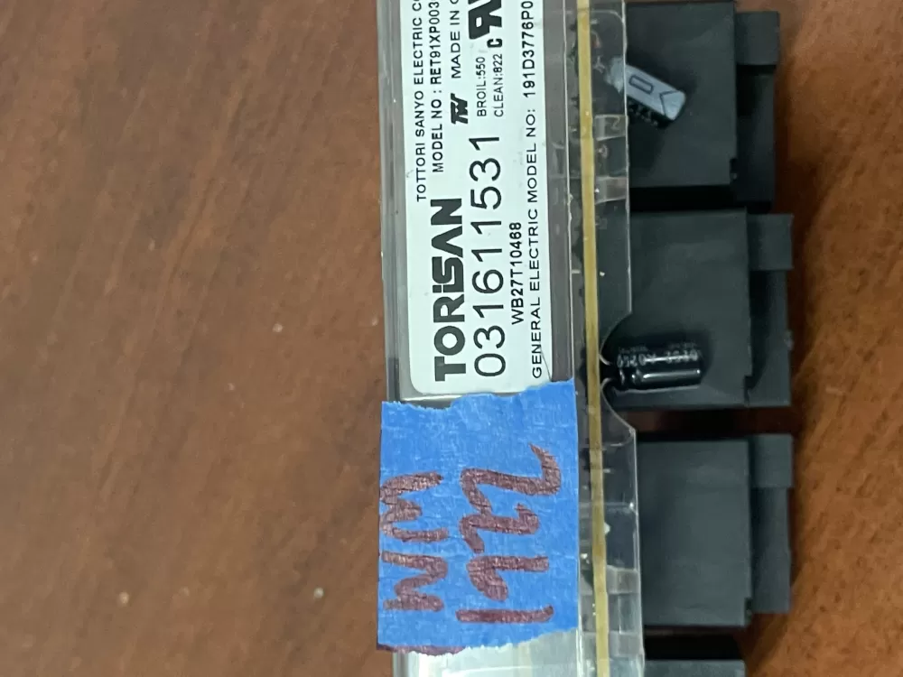 Kenmore Hotpoint GE WB27K10214 Range Control Board AZ52703 | Wm1922