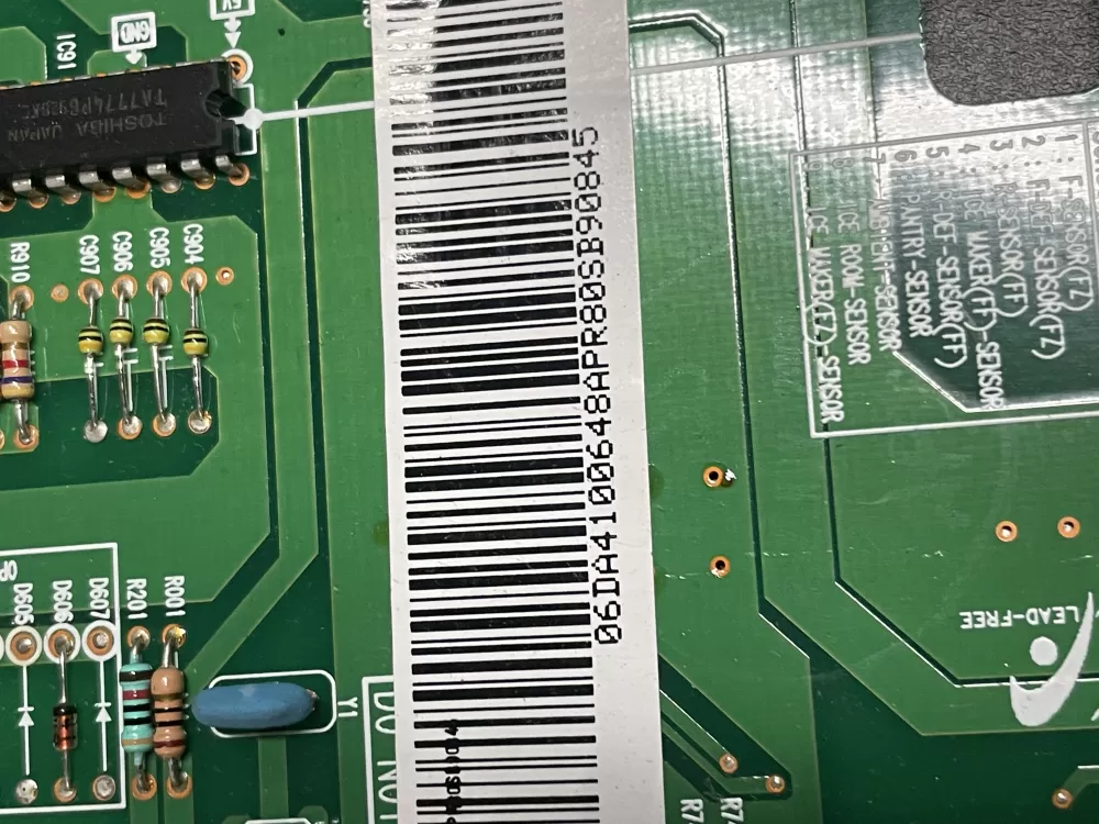 Samsung DA41 00648A Refrigerator Control Board AZ3704 | Wm601