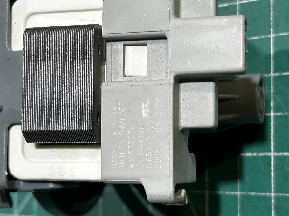 Whirlpool W10537634 Dishwasher Drain Pump AZ167126 | Sl264