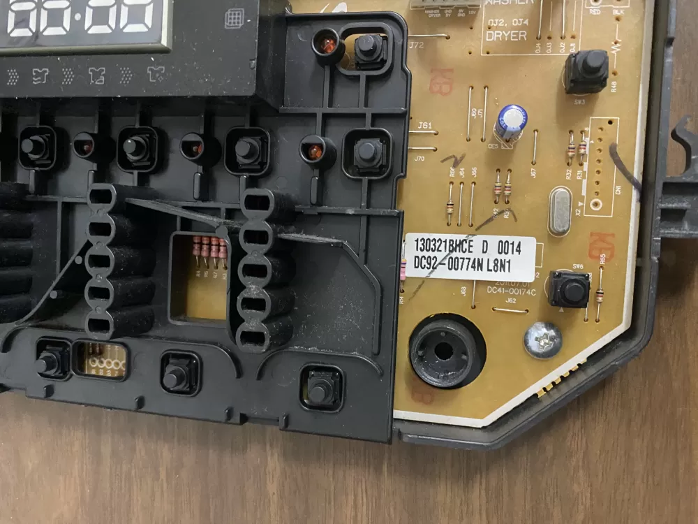 Samsung DC92 00774N Dryer Control Board AZ31505 | BK1673