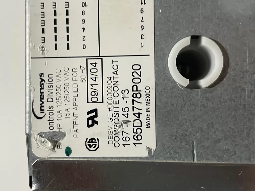 GE General Electric 165D4778P020 Dishwasher Timer AZ185841 | Wm2724