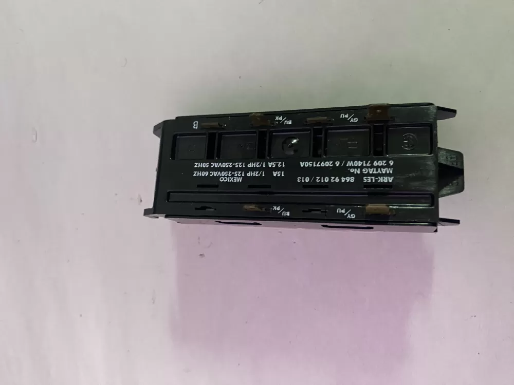 Maytag 6 2097140W Dryer Switch Washer Selector AZ197303 | BK2732