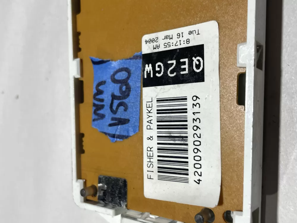 Fisher & Paykel Washer 420090P Main Control Board AZ128175 | Wmv560