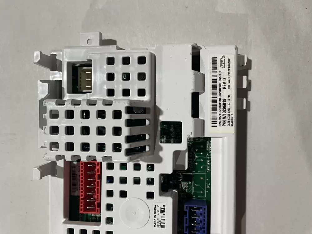 Whirlpool W10393444 W10296019 Washer Control Board AZ175099 | KM2625