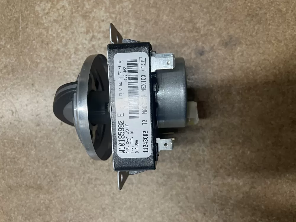 Whirlpool  Maytag  Kenmore AP6016541 W10185982 WPW10185982VP WPW10185982 PS11749831 Dryer Timer