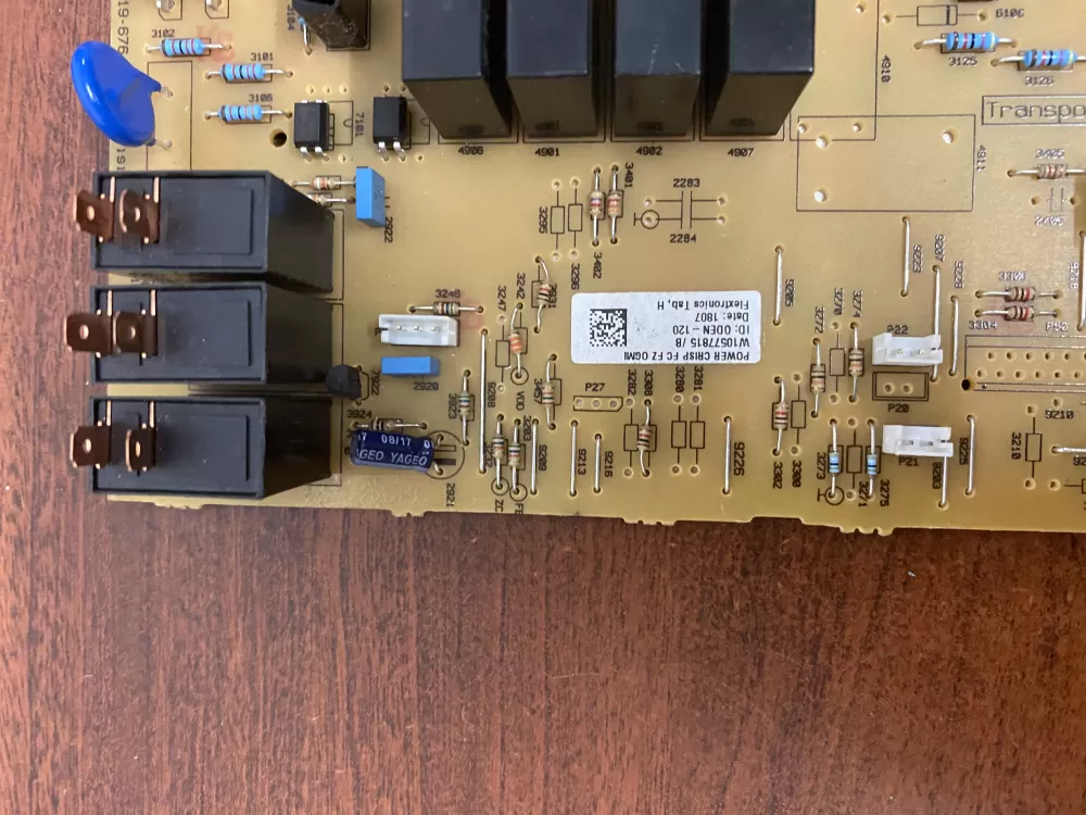 Whirlpool  KitchenAid W10915648  AP6038159  W10510103  W10811595  4461221  PS11769949  W10577815 Microwave Power Control Board