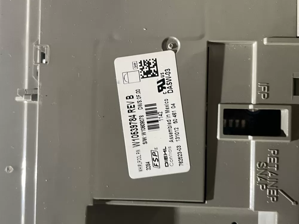 Whirlpool Kenmore W10595569 762523-03 Dishwasher Control Board AZ198895 | Wm2772