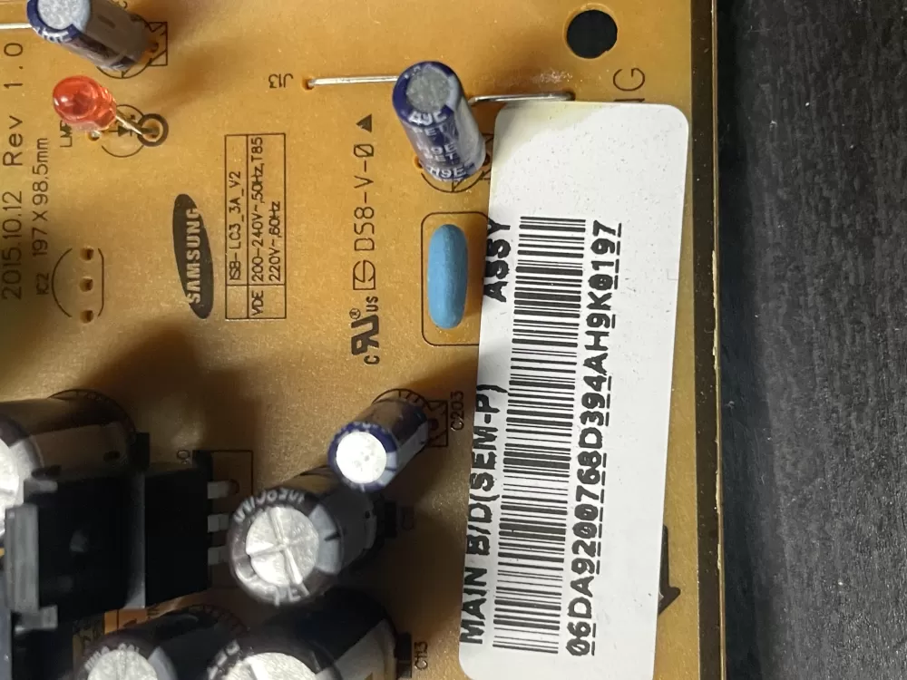 Samsung DA92 00768D Refrigerator Control Board Inverter AZ6483 | WM1415