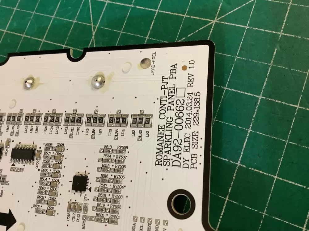 Samsung DA92-00662C Refrigerator UI Control Board AZ189965 | NR2112