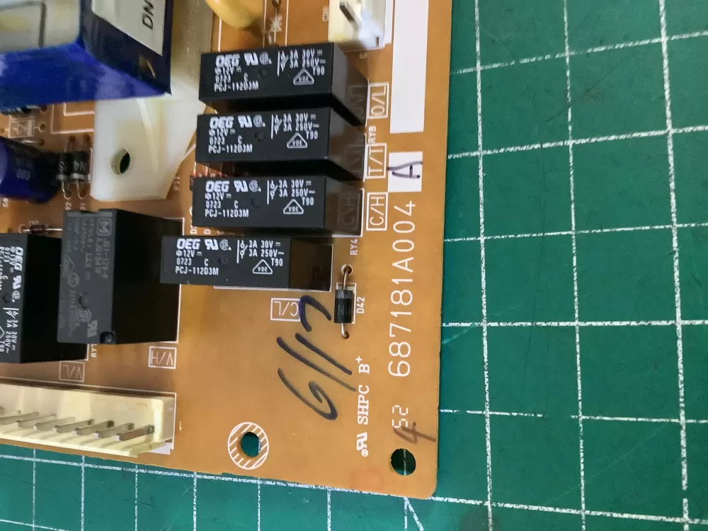 LG 687181A004A P1 6A004 Microwave Control Board 687181a004 AZ189455 | NR2527