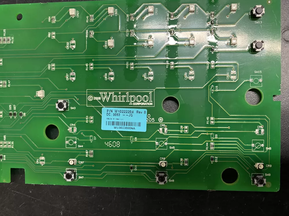 Whirlpool W10222204 Dryer Control Board W10222204 AZ16899 | BK998