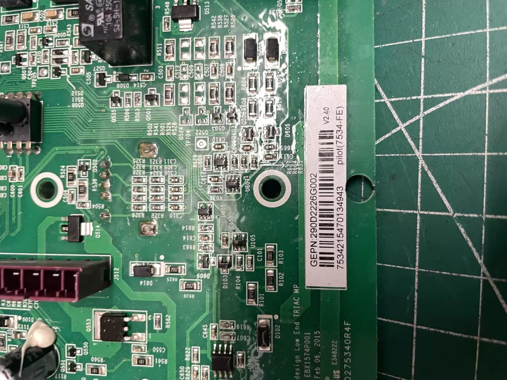 GE WH22X29556 WH18X25896 290D2226G002 Washer Control Board AZ208759 | Wm1957