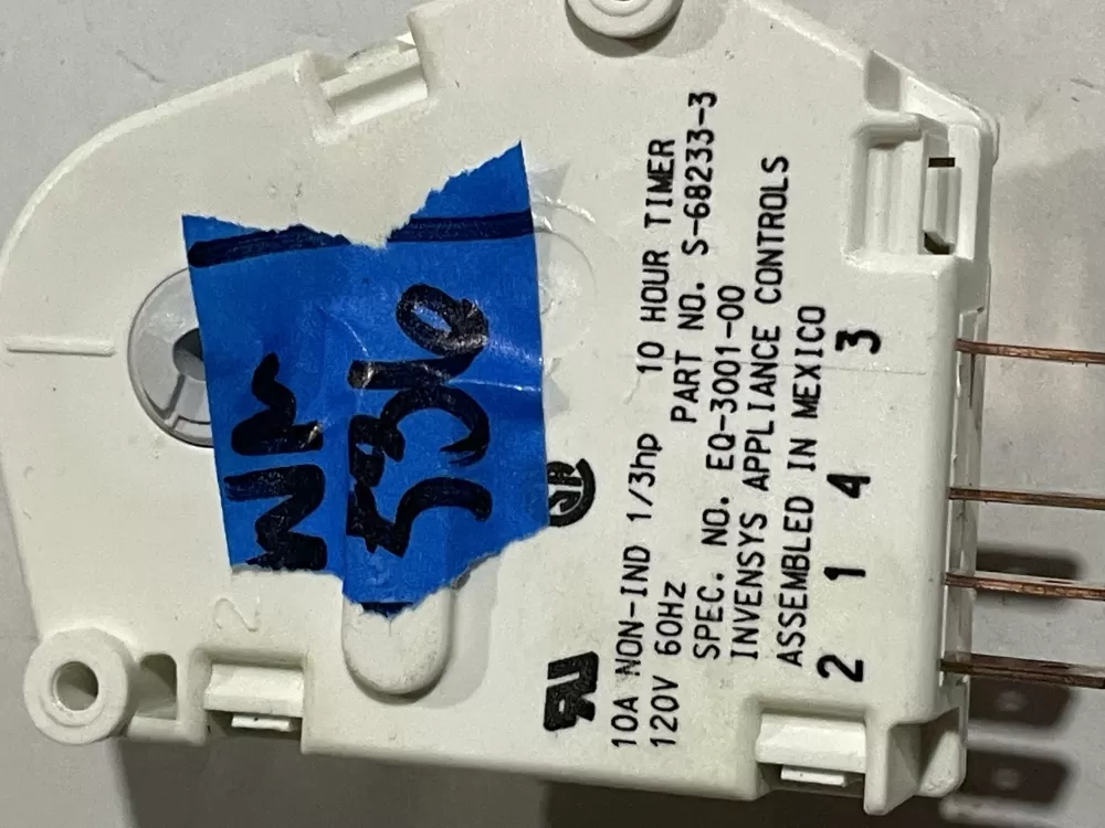 Admiral Jenn Air S-68233-3 Refrigerator Defrost Timer AZ171888 | Wm536