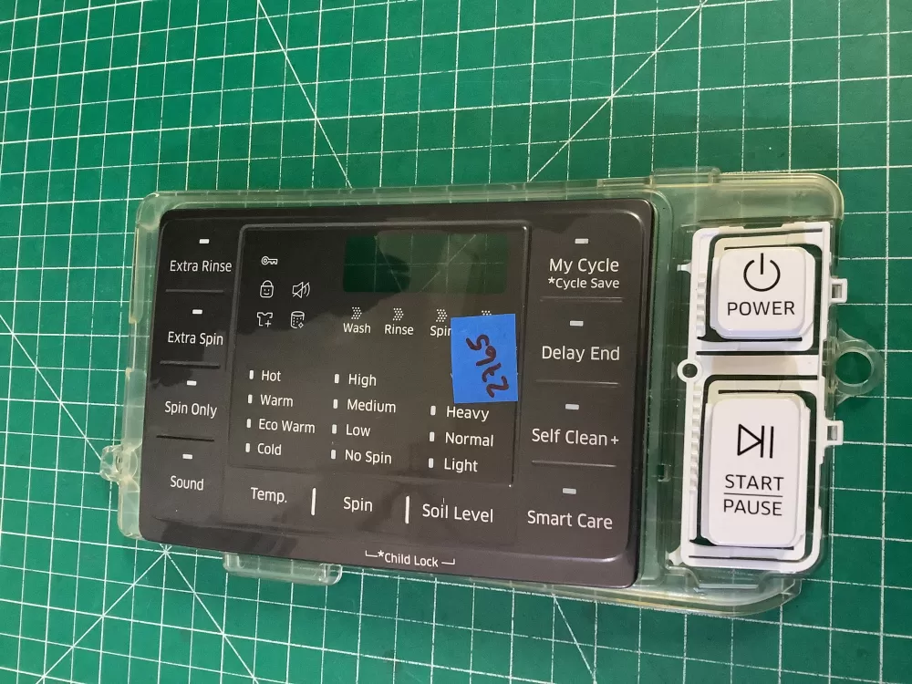 Samsung DC92-01607J DC94-06643A Dryer UI Control Board AZ198604 | NR2765